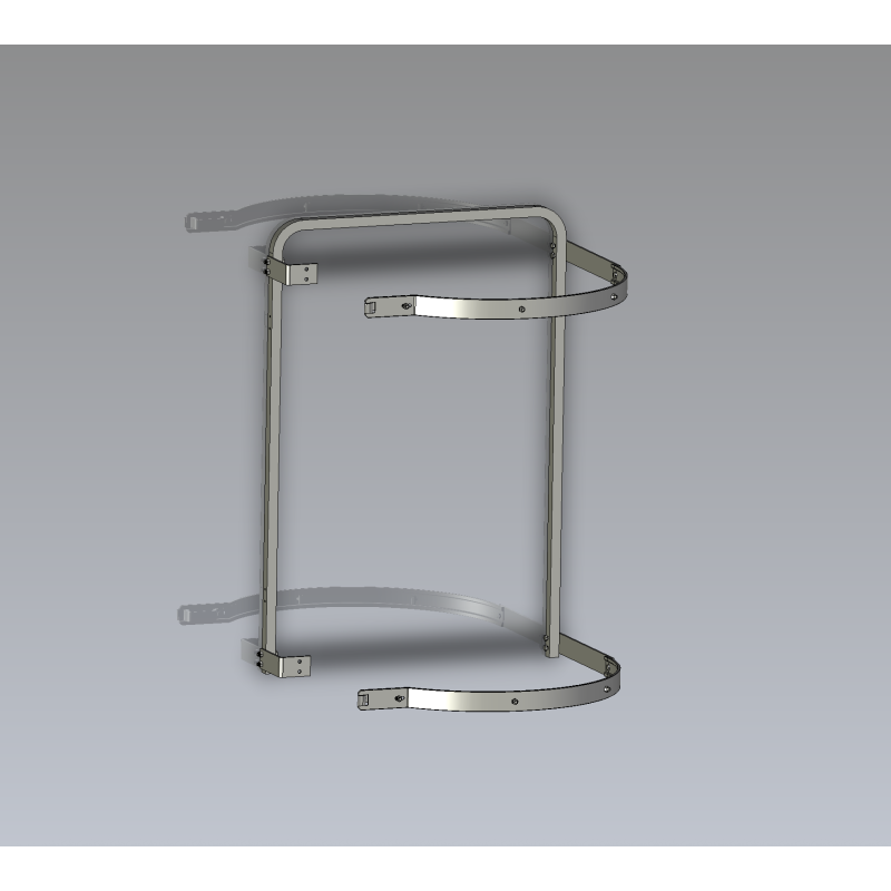 Sortie latérale avec portillon - ouverture à droite : accès latéral sécurisé pour toiture ou plateforme.