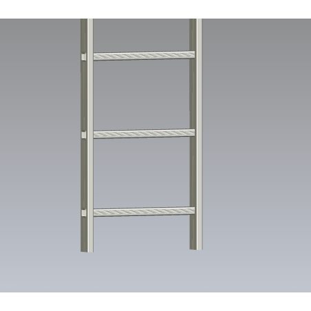 Echelle crinoline long 2800mm - Expédition et devis en moins de 48h