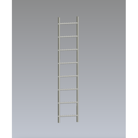 Echelle crinoline long 2240mm - Expédition et devis en moins 48h