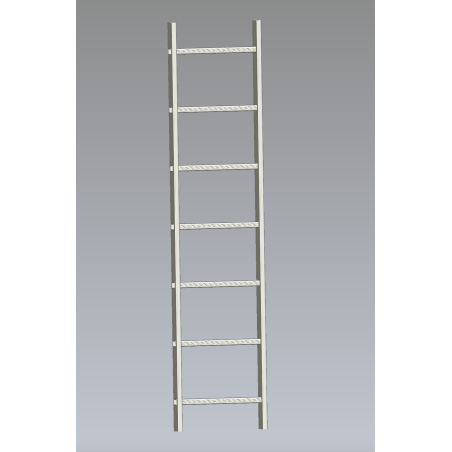 Échelle à crinoline long 1960mm, 2240mm