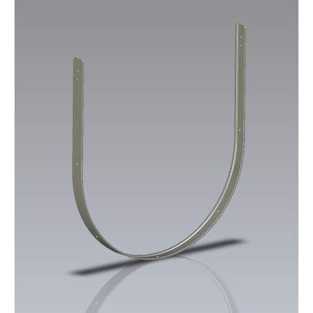 Echelle à crinoline 3500mm avec la sortie large 770mm