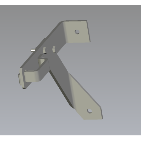 Echelle à crinoline 2500mm avec la sortie large 770mm