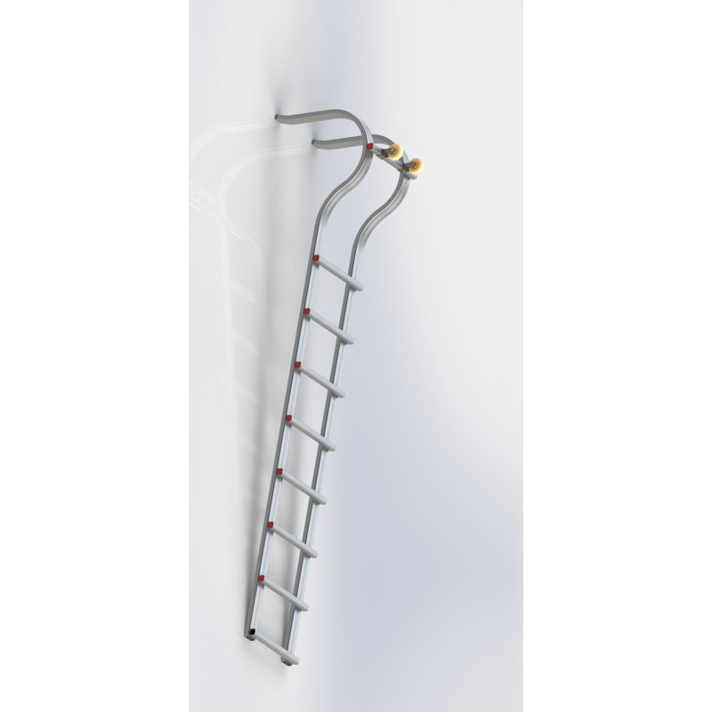 Rallonge de 2,30m pour échelle de toit - équilibre idéal entre compacité et portée