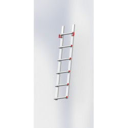 Rallonge de 1,3m pour échelle de toit - compatibilité parfaite, montage sans outils.
