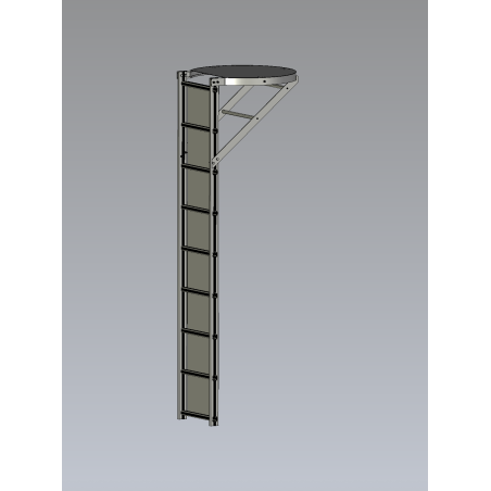 Porte de condamnation avec opercule - sécurise l'accès tout en permettant une intervention ponctuelle.