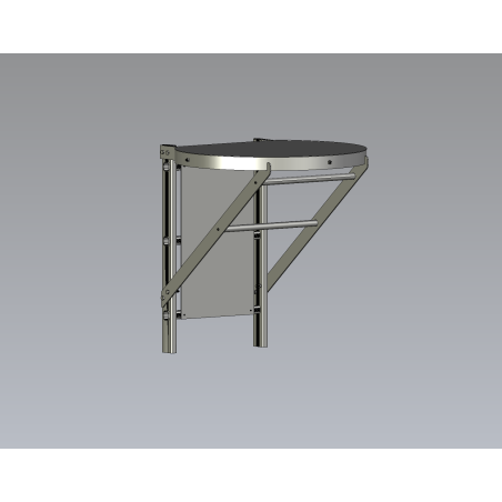 Demi-porte de condamnation avec opercule - sécurité partielle avec accès contrôlé.